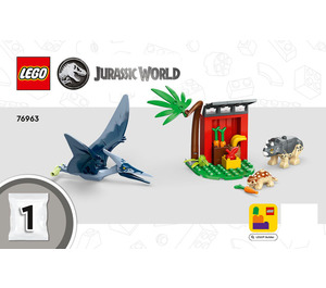 LEGO De bébé Dinosaure Rescue Centre 76963 Instructions
