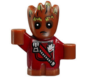 LEGO Dítě Groot s Červená Výstroj Minifigurka