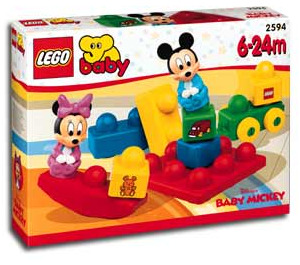 LEGO De bébé Mickey & De bébé Minnie Playground 2594 Packaging