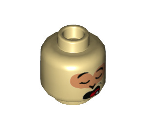 LEGO Baby Affe King Minifigure Kopf (Einbau-Vollbolzen) (3626 / 76845)