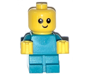 LEGO Dziecko z Ciemny Turkus Sweter Minifigurka