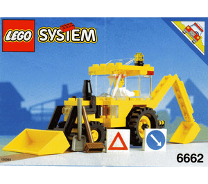 LEGO Backhoe 6662 Instruktioner