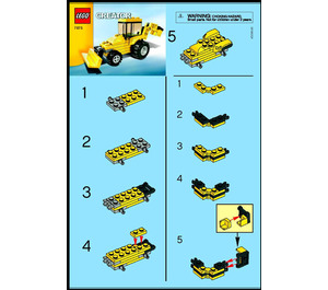 LEGO Backhoe Set 7875 Instructions
