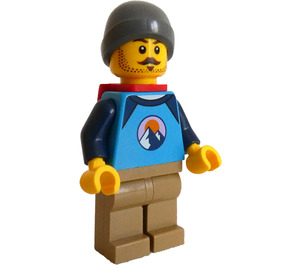 LEGO Backpacker with Beanie Hat Minifigure