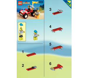 LEGO Baja Buggy Set 6518 Instructions