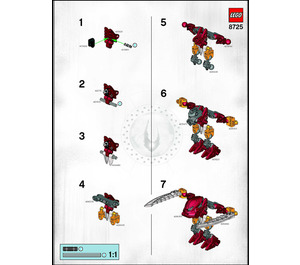 LEGO Balta Set 8725 Instructions