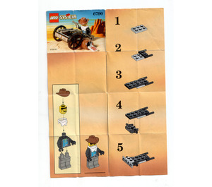 LEGO Bandit with Gun 6790 Instrucciones