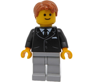 LEGO Bank Secretary minifiguur zonder zijlijnen