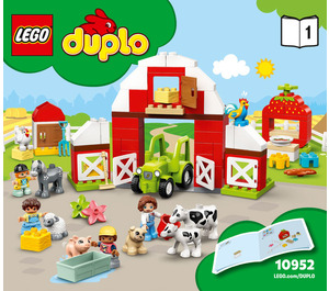LEGO Barn, Tractor & Farm Animal Care Set 10952 Instructions