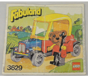 LEGO Barney Bear 3629 Instructions