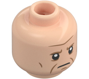 LEGO Baron Valdimir Harkonnen Minifigure Head (Safety Stud) (3274 / 107178)