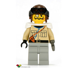 LEGO Baron Von Barron with Brown Helmet Minifigure