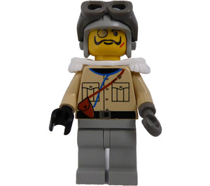 LEGO Baron Von Barron con Grigio Casco Minifigure