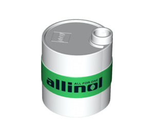 LEGO Barrel 2 x 2 x 2 with 'Allinol' (12119 / 60777)