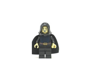 LEGO Barriss Offee med Svart Kappe og Hette Minifigur