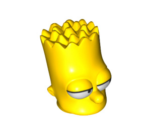 LEGO Bart Simpson Head with Eyes Looking Left (16369)