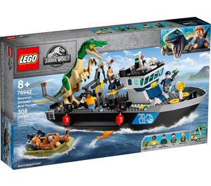 LEGO Baryonyx Dinosaur Boat Escape Set 76942 Packaging