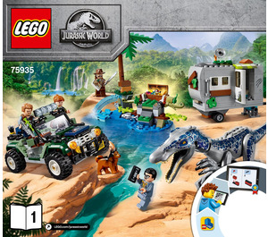 LEGO Baryonyx Face-Off: The Treasure Hunt Set 75935 Instructions