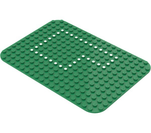 LEGO Baseplate 14 x 20 with Rounded Corners and Decoration
