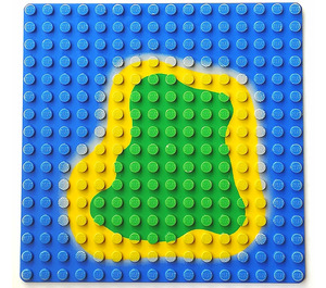 LEGO Plaque de Base 16 x 16 avec Island et Water (6098)