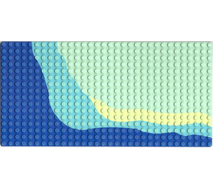 LEGO Baseplate 16 x 32 with Beach (2748)