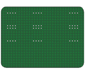 LEGO Grondplaat 24 x 32 met Dots Patroon van Speelset 149 met afgeronde hoeken (10)