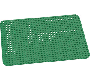 LEGO Grundplatte 24 x 32 mit Set 1601 Dots mit abgerundeten Ecken (10)