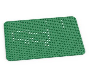 LEGO Baseplate 24 x 32 with Set 353 Dots with Rounded Corners (10)