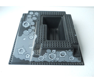 LEGO Grundplatte 32 x 32 Raised mit Ramp und Pit mit Craters