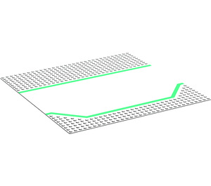 lego white baseplate 32 x 32