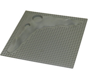 LEGO Baseplate 32 x 32 with Moon Crater without Studs in Crater (3947)