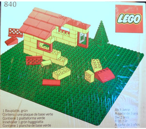 LEGO Grundplatte, Green 840