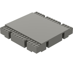 레고 베이스 플레이트 Platform 16 x 16 x 2.3 똑바로 (2617)