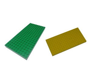 LEGO Baseplates, Green and Yellow Set 746
