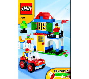 LEGO Basic Bleu Seau 7615 Instructions