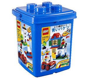 LEGO Basic Blauw Emmer 7615 Packaging