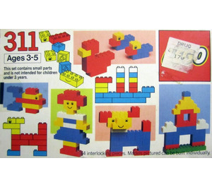 LEGO Basic Building Set, 3+ Set 311-3