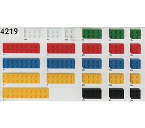 LEGO Basic Building Set, 3+ Set 4219