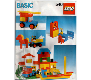 LEGO Basic Building Set, 5+ Set 540-1 Instructions