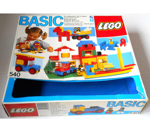 LEGO Basic Building Set, 5+ Set 540-1 Packaging