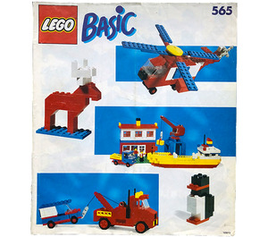 LEGO Basic Building Set, 5+ Set 565-2 Instructions