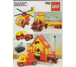 LEGO Basic Building Set, 7+ 740-1 Byggeinstruksjoner