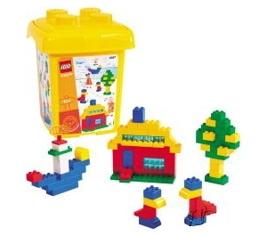LEGO Basic Flexible Bucket, Large Set 4087