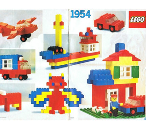 LEGO Basic Set met Storage Case 1954-2