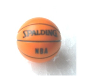 LEGO Basketball with Black Lines with "SPALDING" and "NBA" (43702 / 45531)