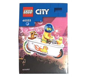 LEGO Bathtub Stunt Bike 60333 Instructies