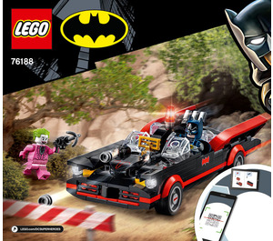 LEGO Batman Classic TV Series Batmobile 76188 Istruzioni