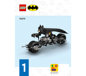 LEGO Batman Construction Figure and the Bat-Pod Bike 76273 Instrucciones