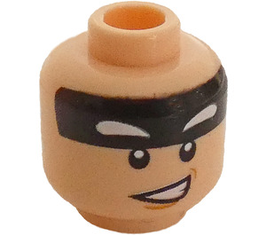 LEGO Batman - From Lego Batman Movie with Utility Belt Minifigure Minifigure Head (Recessed Solid Stud) (29438 / 31831)