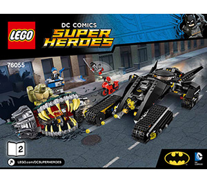 LEGO Batman: Killer Croc Sewer Smash 76055 Instructies